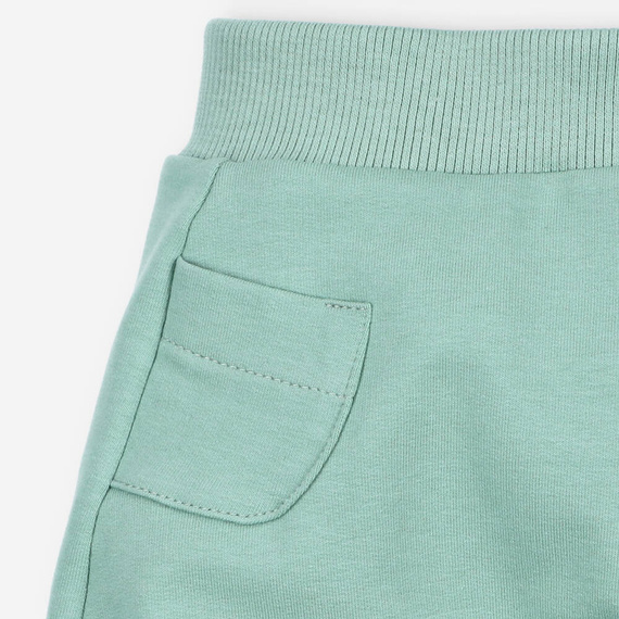 Spodnie dresowe z bawełny organicznej Nini zielony