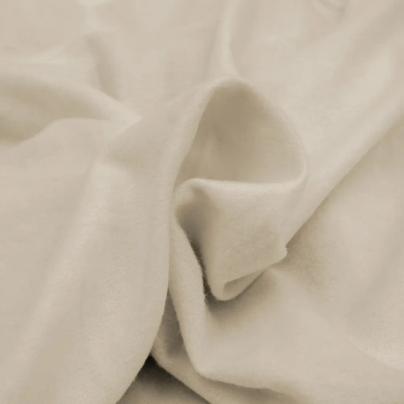 Flanelowe prześcieradło bez gumki Darymex beżowy