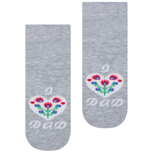 art.138 Skarpety Cotton Candy Folk Steven niebieski jasny melanż  097