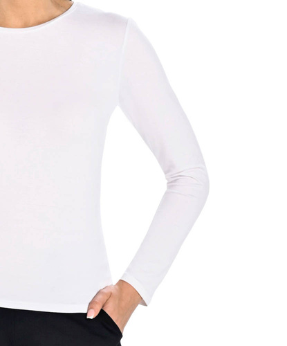 Bluzka damska bambusowa Aria Teyli - biały