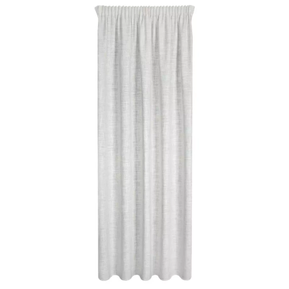 Zasłona na taśmie Rosi Eurofirany srebrny