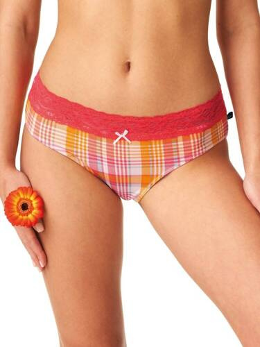 Figi damskie LPC 473   2-pak Key  czerwony