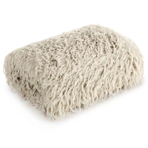 Koc narzuta włochacz Adore futrzak Eurofirany beżowy