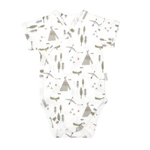 Rozpinane body z krótkim rękawem 206094 Bruno Nicol