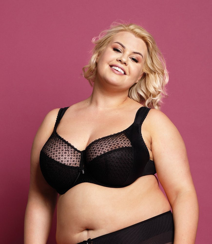 BS 874 Samira Biustonosz miękki Gaia-czarny