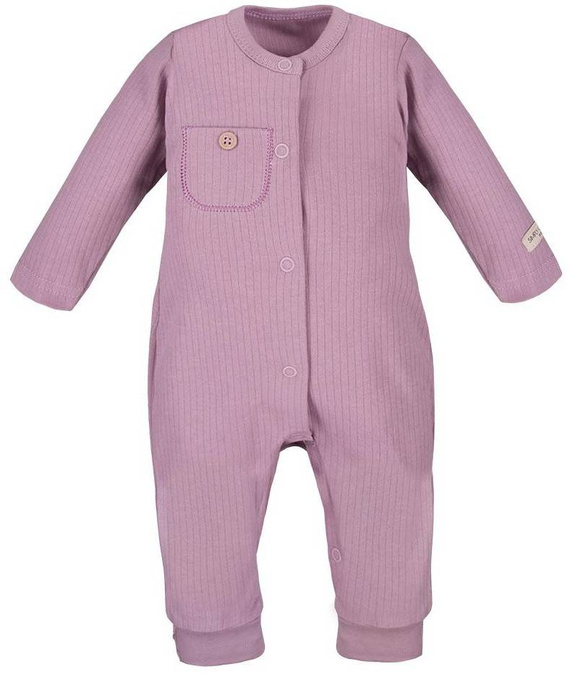 Pajac z kieszonką bez stópek "Simply Comfy" Ewa Klucze - granat