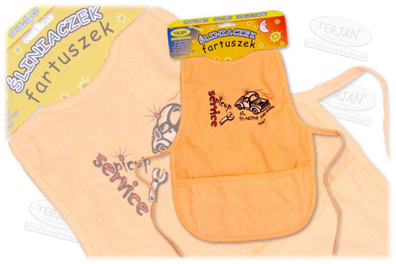 Śliniak fartuszek TERJAN żółty