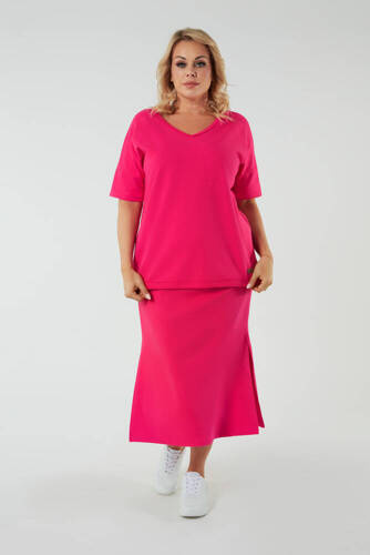 Spódnica damska maxi Stella Italian Fashion - fuksja