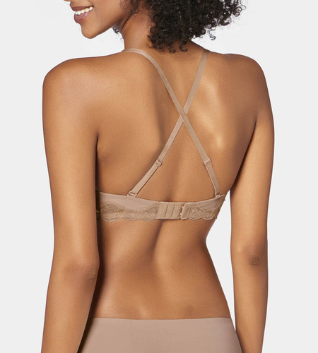 Biustonosz push up Lovely Micro WHUM Triumph beżowy