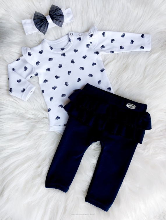 Spodnie niemowlęce Lola Bambarillo granatowy