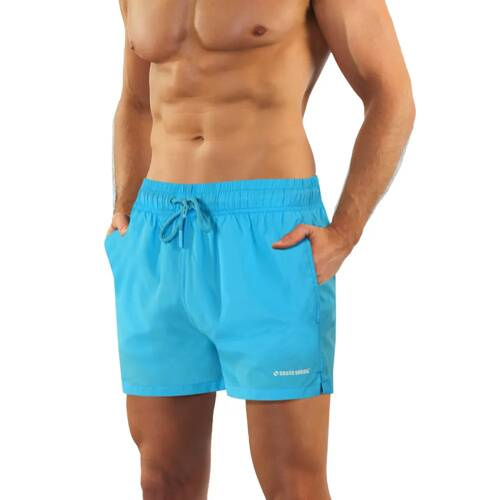 Szorty kąpielowe SZ2407 Sesto Senso błękitny