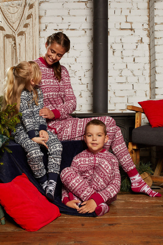 Kombinezon damski Alaska Italian Fashion- czerwony