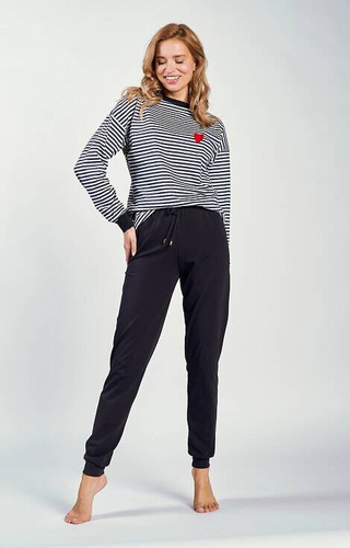 Piżama damska 3219 Trudy Taro - granatowa