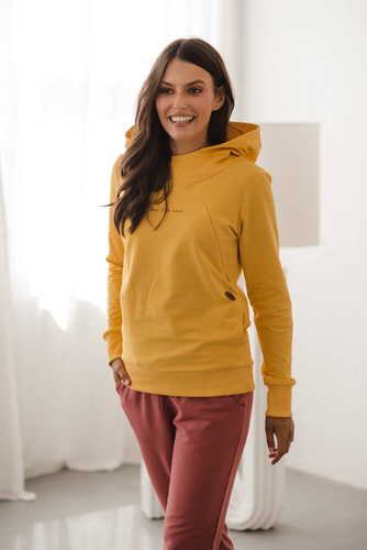 Bluza do karmienia Milk Please Milk&Love z kapturem banana