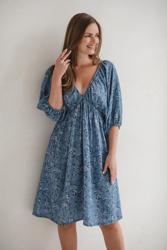 Sukienka ciążowa i do karmienia Milk Sun Blue Blossom Milk%Love 