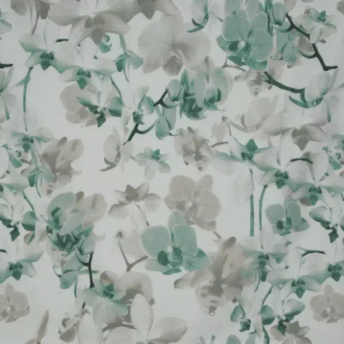 Pościel satynowa Spring 11 Kwiaty Eurofirany miętowy 