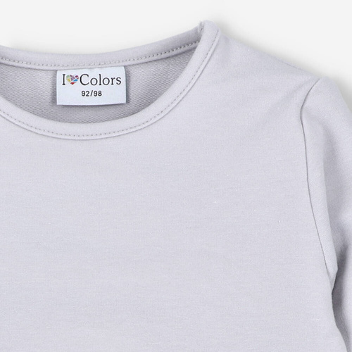 Bluza dresowa I love Colors - szary