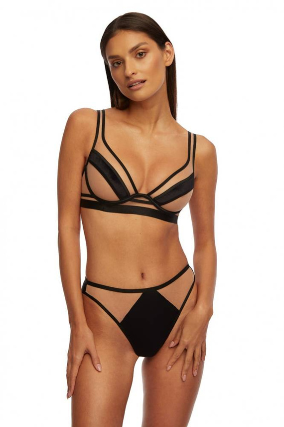 Biustonosz miękki SC-932 Lou Kinga czarny