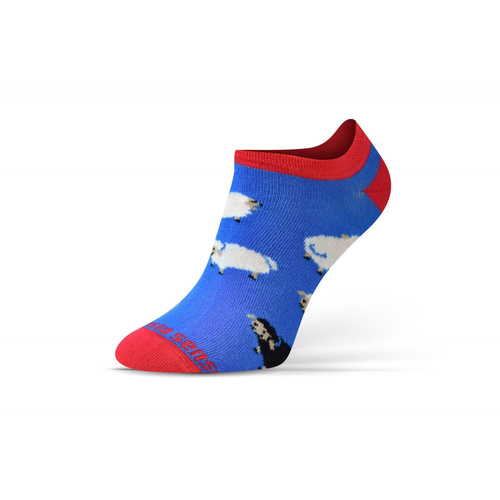 Baranki Owieczki Skarpety stopki finest cotton dwie różne Sesto Senso niebieski