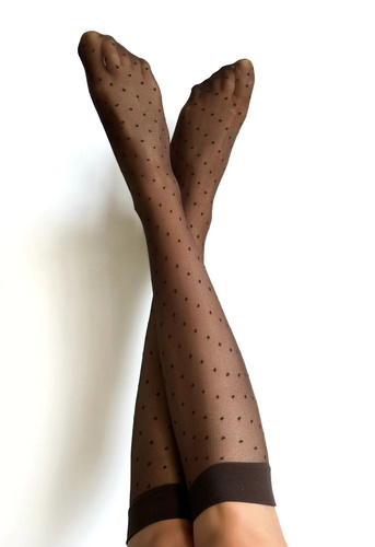 Podkolanówki damskie Puntini Veneziana – nieuciskające, stylowe i wygodne