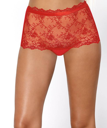 Jenny Figi Damskie z wysokim stanem Paripari - czerwony