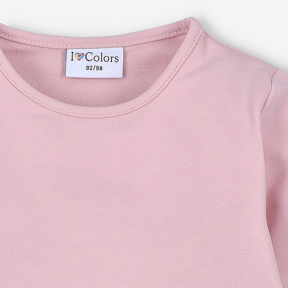 Bluza dresowa I love Colors - różowy