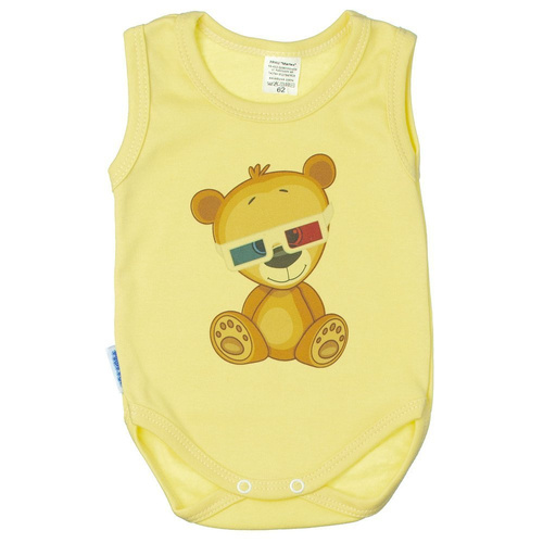 Body niemowlęce ramiączkach Koala Martex turkusowy