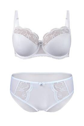 Biustonosz półusztywniany 01080 Blanka Mediolano biały