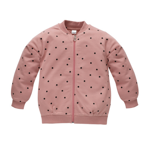 Rozpinana bluza Tres Bien Pinokio - róż groszki