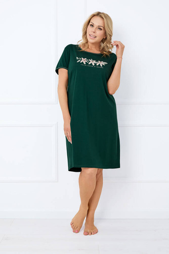 Koszula z krótkim rękawem Florisa Fashion -  ciemny zielony 