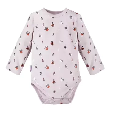 Body z długim rękawem Adventure Ewa Klucze- fioletowe