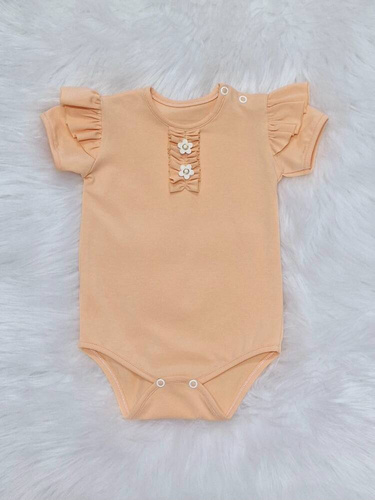 Body z krótkim rękawem Ola Bambarillo morelowy