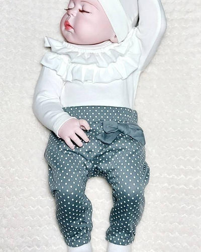 Body z długim rękawem Cała Ja Bambarillo biały 