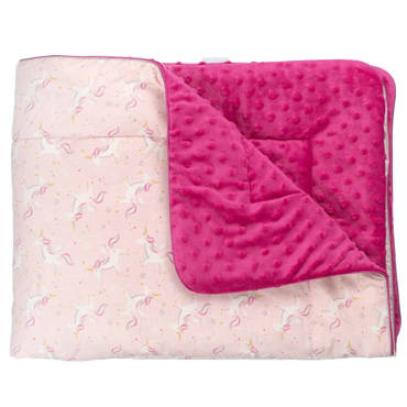 Kocyk niemowlęcy Jednorożec Martex rożowy