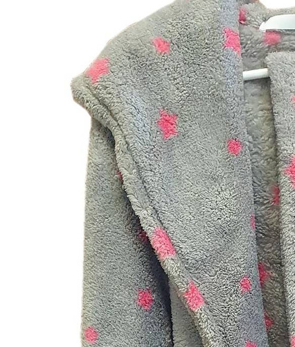 Krótki Szlafrok damski 673 Gwiazdki Forex - szary