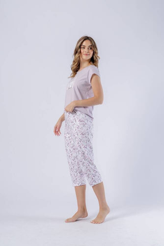 Piżama damska 1543 Fabiana    Leveza liliowy