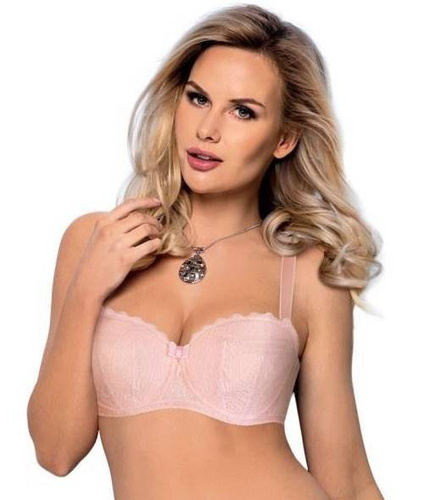 Biustonosz balkonetka VB-428 Vena pudrowy różowy