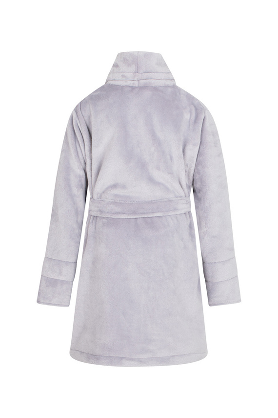 Szlafrok dziecięcy polarowy Calido ByShelly - jasny szary