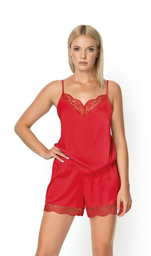 Piżama damska Zora Nipplex czerewony