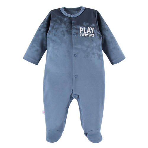 Pajac niemowlęcy ze stópkami Jump Eevi - niebieski