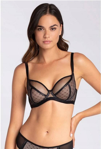 KAR 01100 Nancy Biustonosz miękki Gatta - czarny