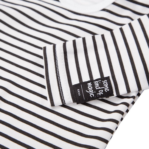 Body w paski Magic Eevi - białe paski 