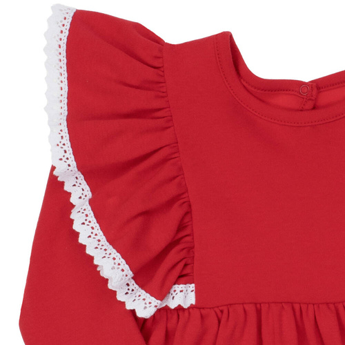 163179 Magia Świąt Sukienka Nicol - czerwony