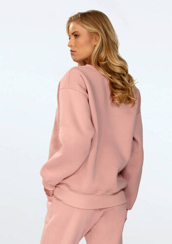 Bluza dresowa Rehema Dkaren - pudrowy