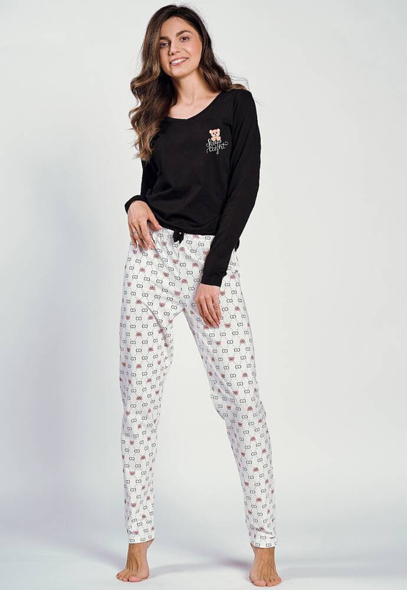 Piżama damska 3231 Polly Taro - czarny