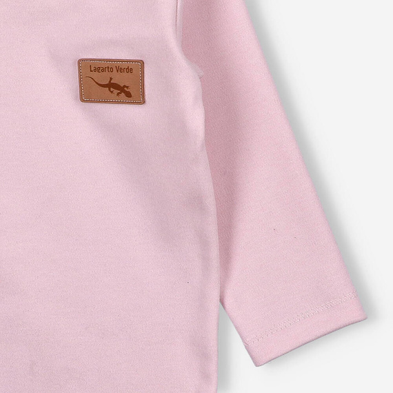 Gładkie Body Lagarto Verde - różowy