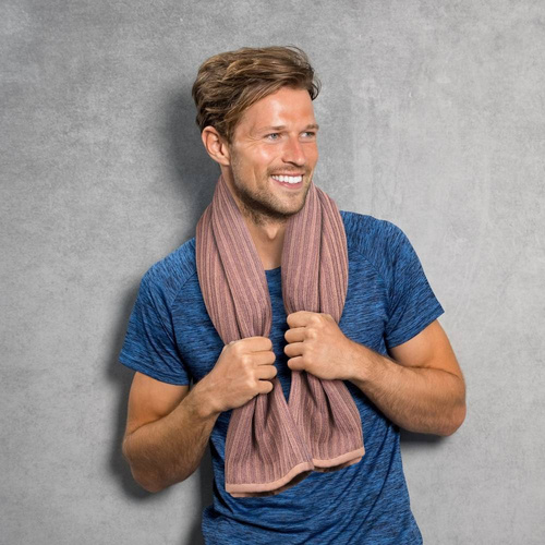 Ręcznik bawełniany Avinion Eurofirany pudrowy/liliowy