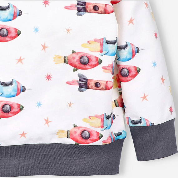 Bluza dresowa z kapturem I love Colors - rakiety