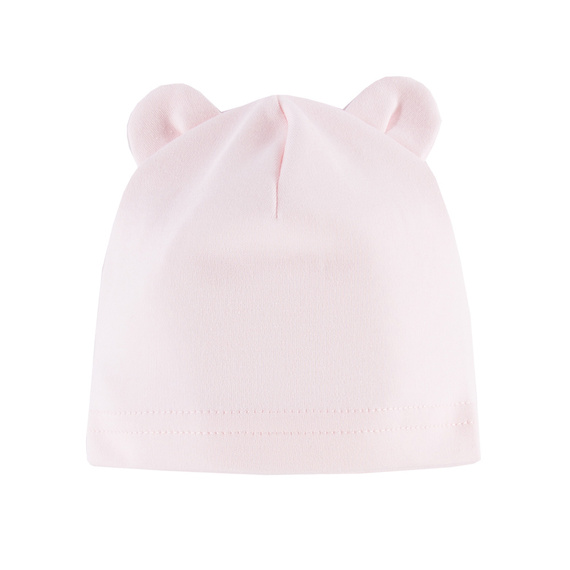Czapka niemowlęca z uszkami 3-pak Good Day Eevi - różowy