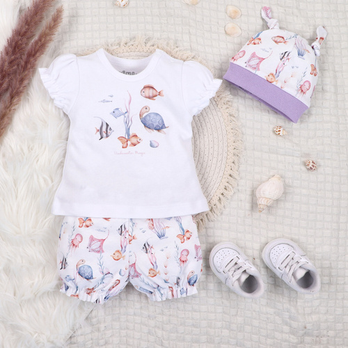 Nini T-shirt Underwater World – organiczna bawełna, koszulka niemowlęca